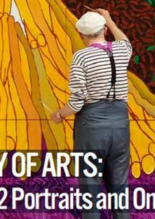 David Hockney at the Royal Academy of Art